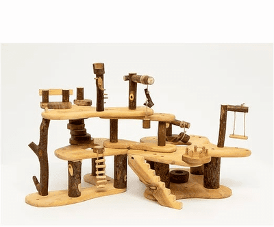 בית העץ ערכת בנייה מבולי עץ טבעי Build A Treehouse