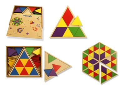 משולשים - משחק לפיתוח חשיבה גאומטרית