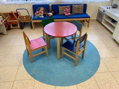 שטיח פי וי סי בלגי עגול קוטר 150 ס"מ