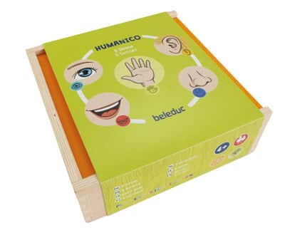 משחק פאזל עץ חמשת החושים beleduc