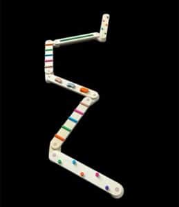 מסלול שיווי משקל תחושתי מעץ 6 קורות+ 6 משטחים