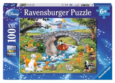 פאזל 100 חלקים חברי החיות Ravensburger