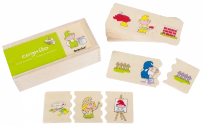 Cognito פאזל זיהוי רצף פעילויות מעץ beleduc