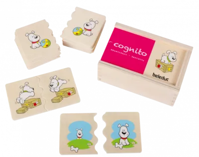 Cognito משחק תפיסה מרחבית מעץ beleduc