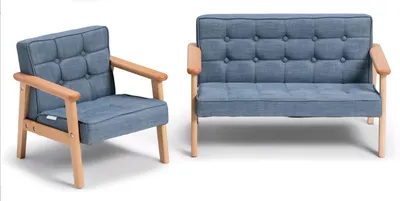 סלון וינטג' בד קנבס ועץ מלא