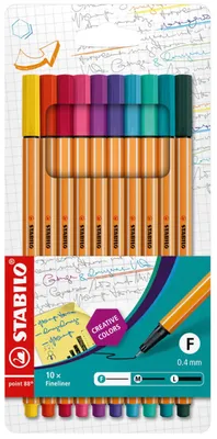 טוש ראש 0.4 STABILO point 88