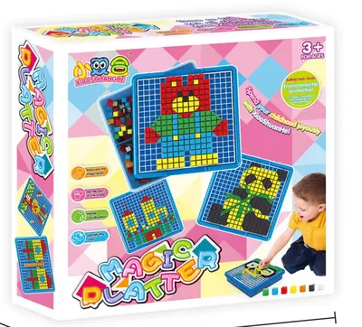 משחק מוזאיקה 490 חלקים ודגמים