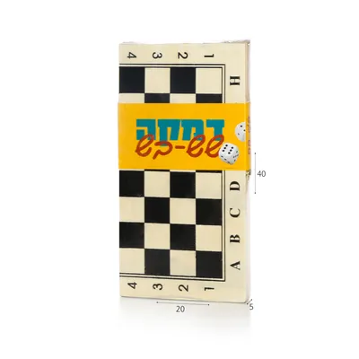 שש בש דמקה מעץ גודל : 38 ס"מ