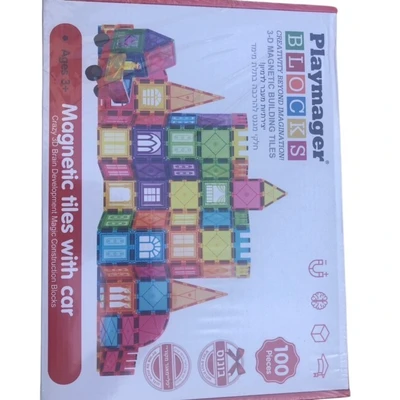 משחק מגנטים Playmags 100 מקורי