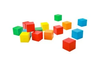 100 קוביות מגנטיות צבעוניות קטנות Magnetic Cubes