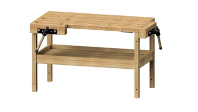 שולחן נגריה מעץ אשור גרמני 1150x650X640 מ"מ