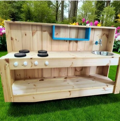 מטבחון עץ לחצר 160 ס"מ