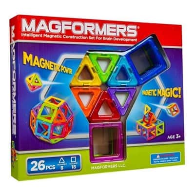 משחק מגנט מגפורמרס 26 חלקים | Magformers Basic Set