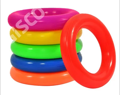 סט' 6 טבעות זריקה ווניל רכות