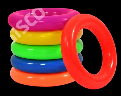 סט' 6 טבעות זריקה ווניל רכות